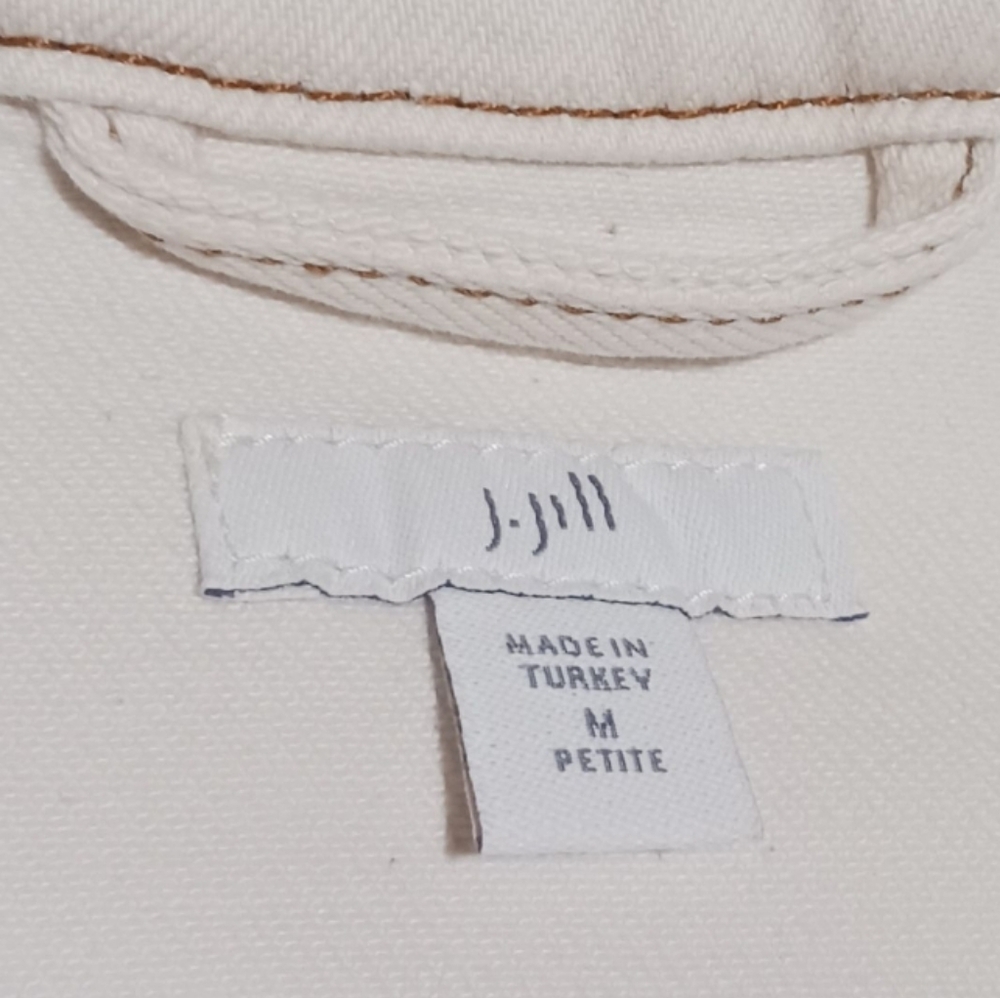 SOLD J. Jill Modern Utility Jacket Natural - Picture 6 of 8